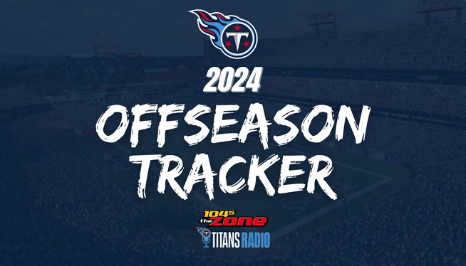 Tennessee Titans 2024 Offseason Tracker