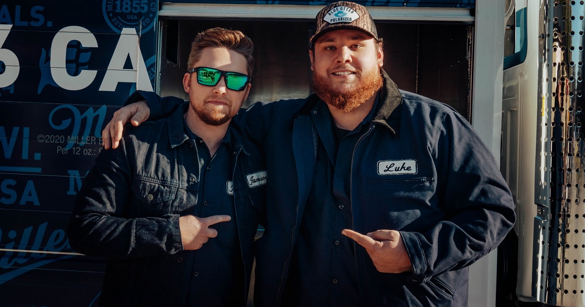 Jameson Rodgers & Luke Combs Hear Number-One Calling Their Names