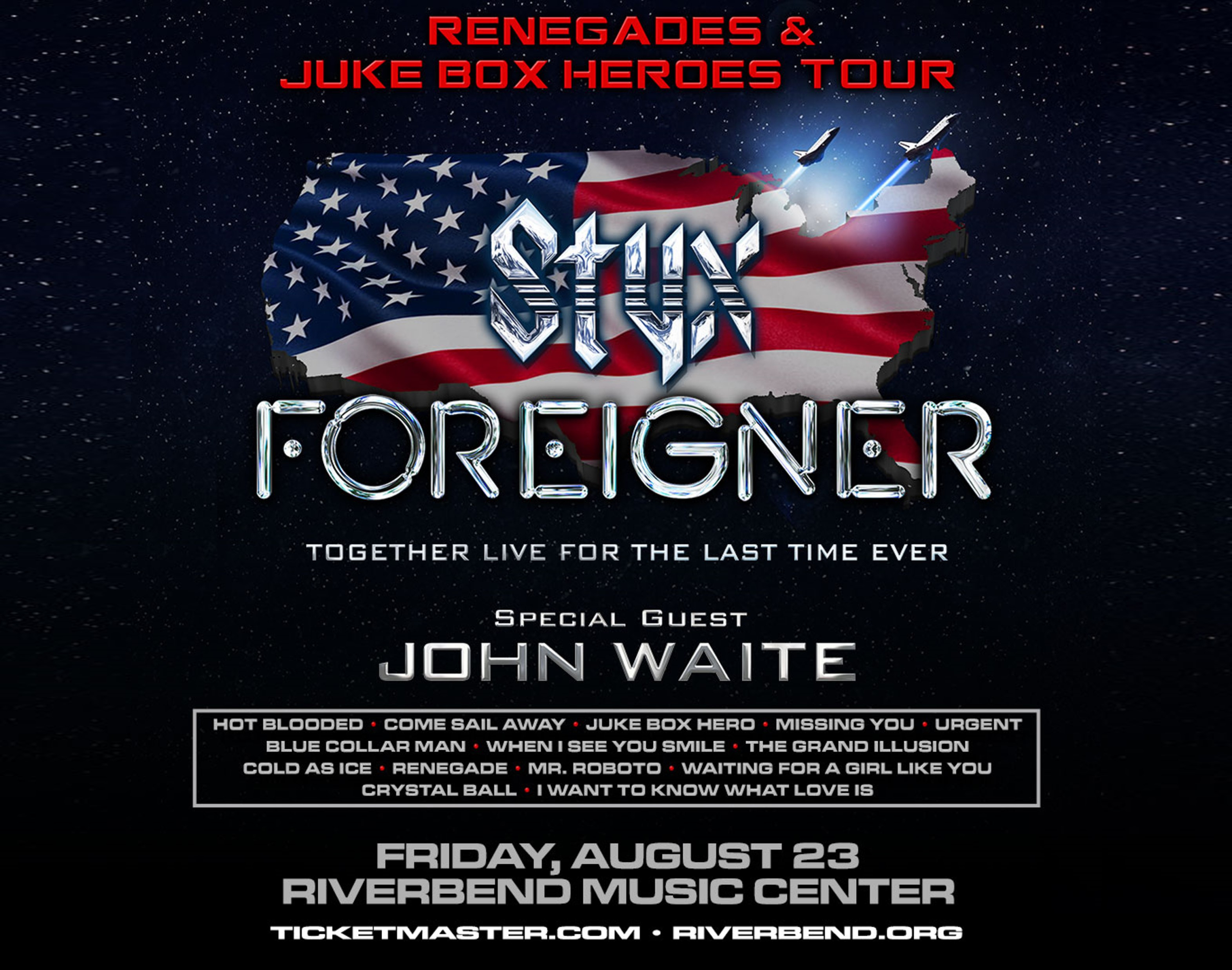 The FOX Welcomes Foreigner & Styx