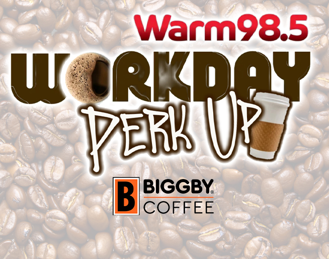 Nominate Your Office for the “Warm 98.5 Workday Perk-Up”, thanks to Biggby Coffee