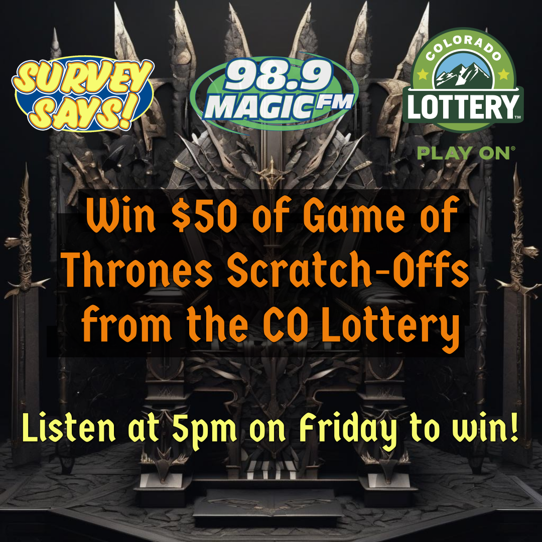 Win $50 worth of Game of Thrones Scratch-Offs from the Colorado Lottery!