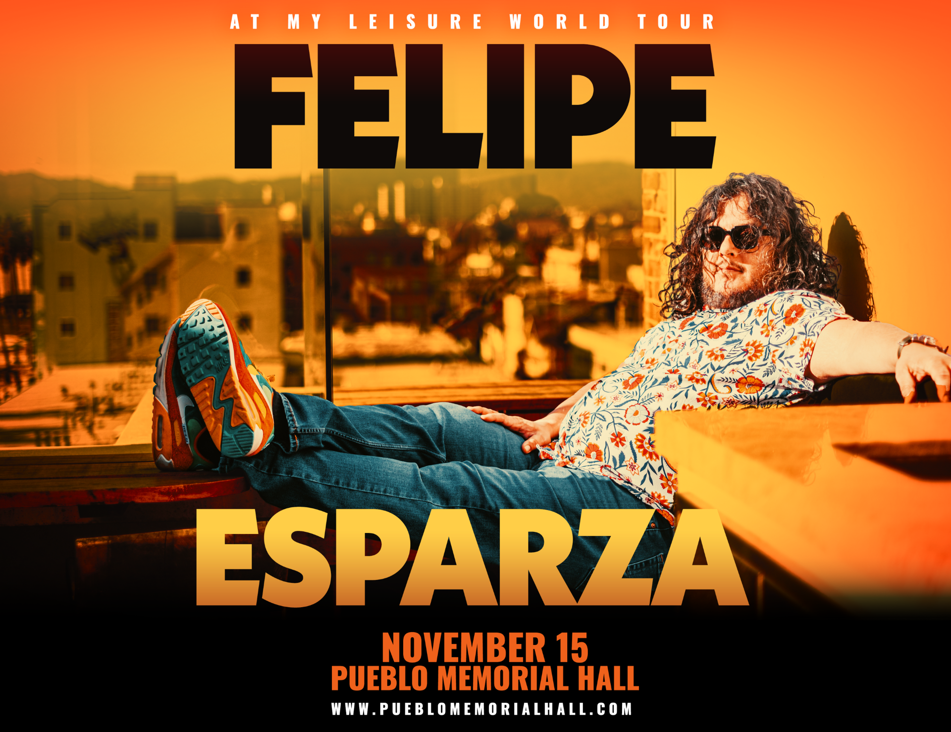 Win Felipe Esparza Tickets – Pueblo Memorial Hall