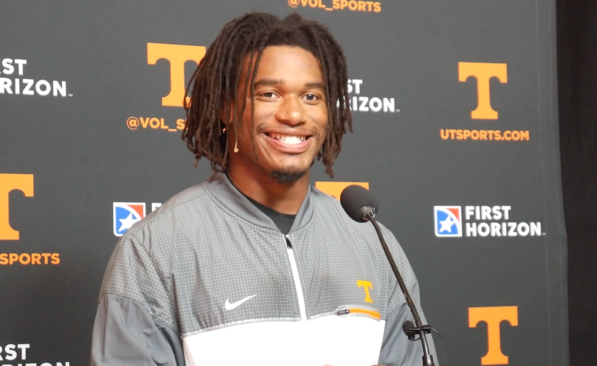 WATCH: Velus Jones Jr. “We’re truly blessed to be at Tennessee and playing for this program and our fan base. It’s amazing.”