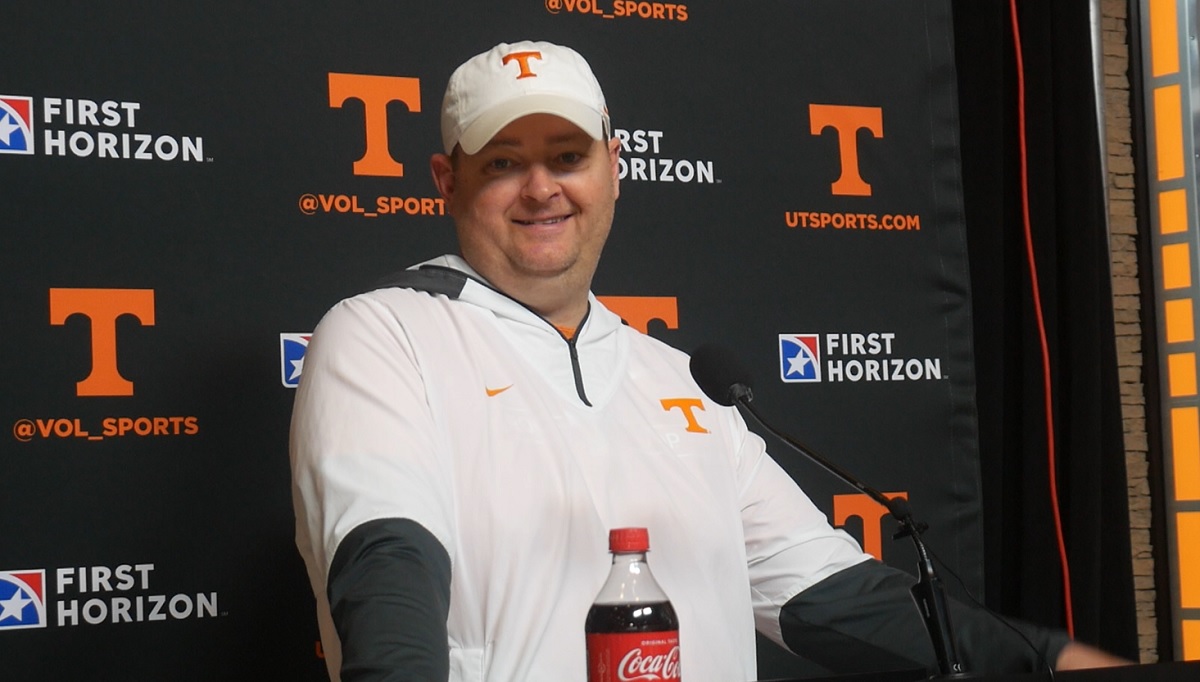 WATCH: Heupel on recruits seeing UT’s bowl practices “I think it’ll be a huge part of how we finish this recruiting cycle.”