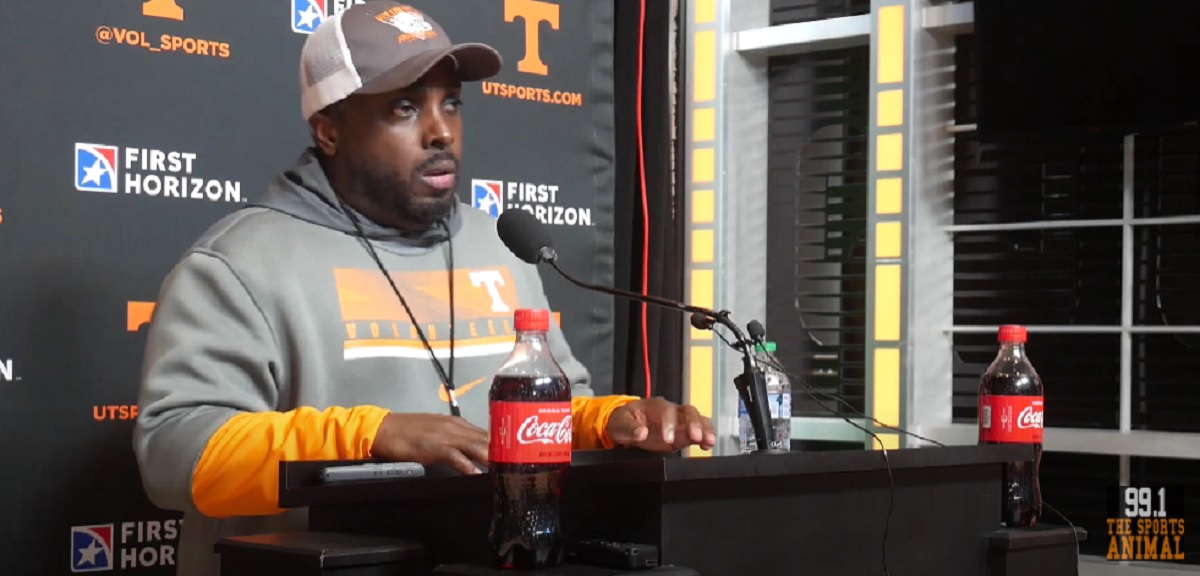 WATCH: Vols DC Tim Banks talks season, bowl practices, Music City Bowl