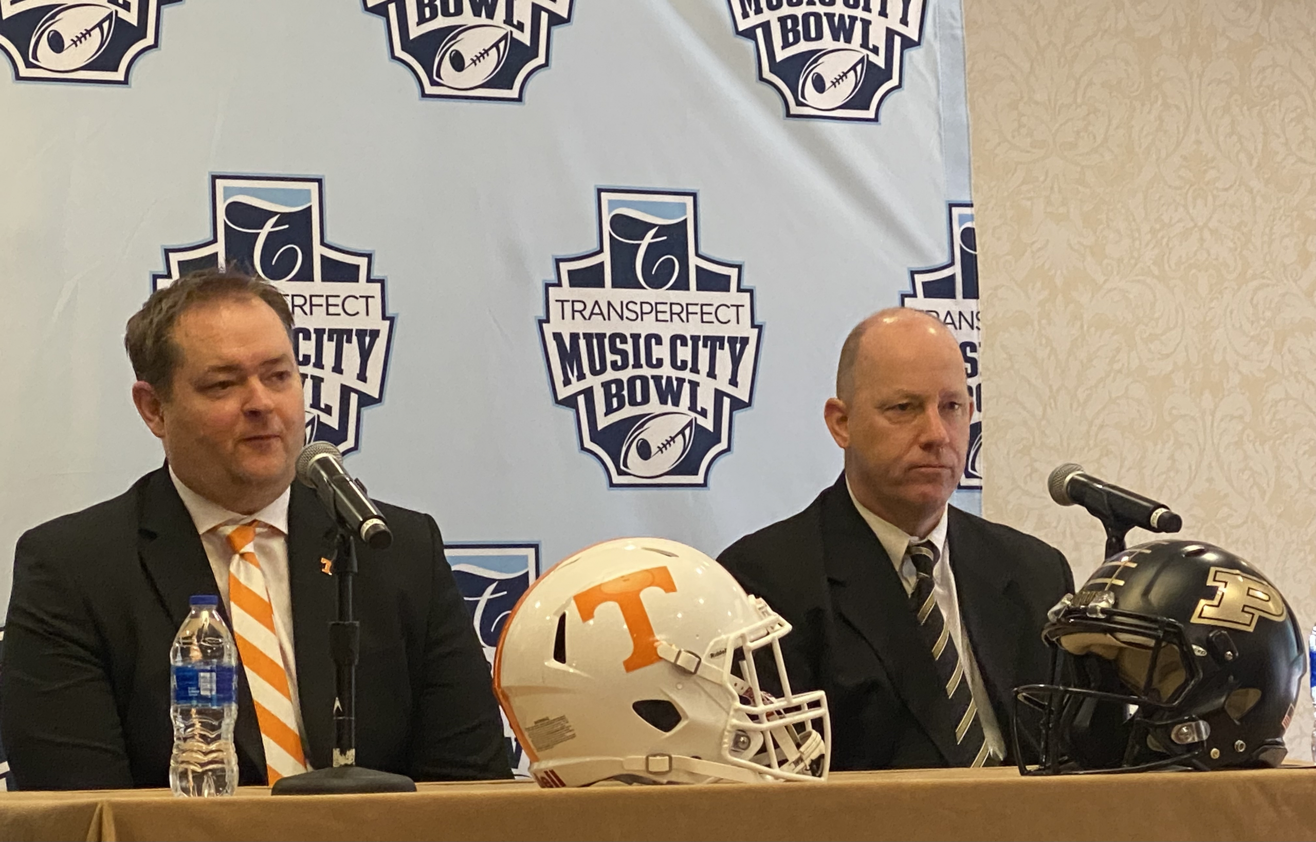 WATCH: Tennessee HC Josh Heupel & Purdue HC Jeff Brohm Joint MCB Press Conference