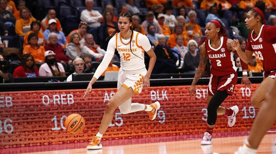 Highlights/Postgame/Stats/Story: No. 18/15 Tennessee Beats Alabama In SEC Quarterfinals, 74-59