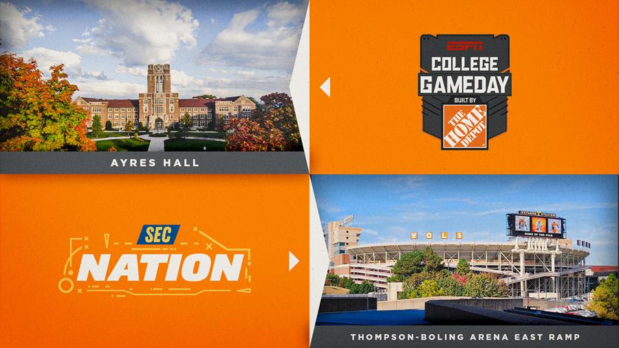 Show Info & Schedules: ESPN College GameDay, SEC Nation Descend on Rocky Top For “Third Saturday in October”