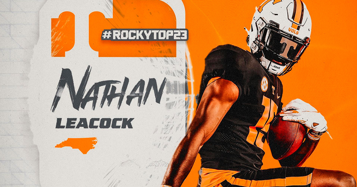 4-star WR Nathan Leacock signs with Tennessee (Profile/Highlights/Analysis)