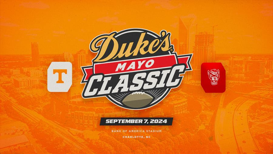 Tennessee, NC State To Play in the 2024 Duke’s Mayo Classic