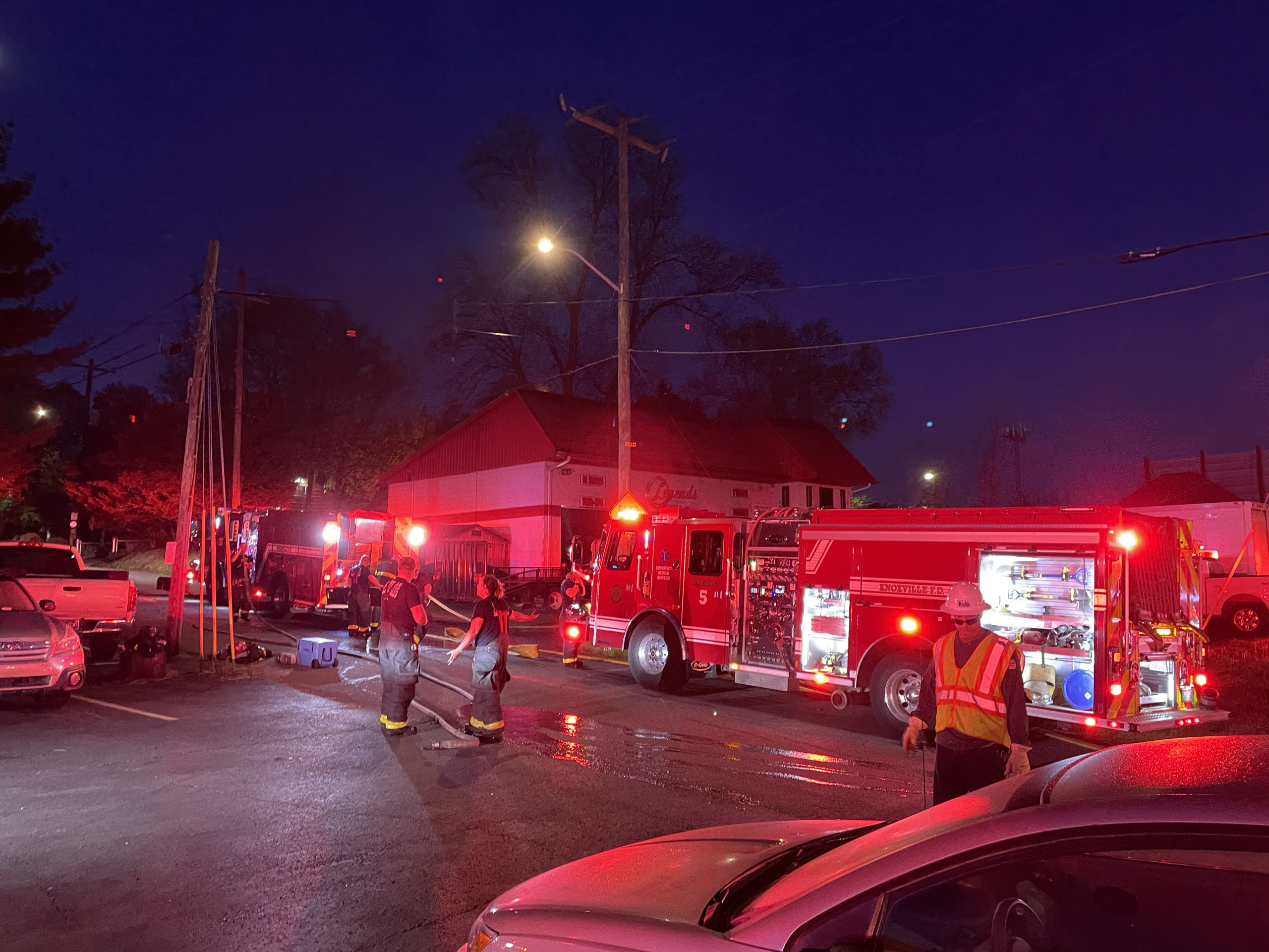 An Investigation is Underway by KFD to Determine the Cause of a Fire at a Business on Sutherland Avenue