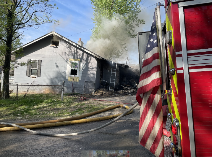 A Firefighter is Treated and a Dog Missing Following an Early Morning House Fire in East Knoxville