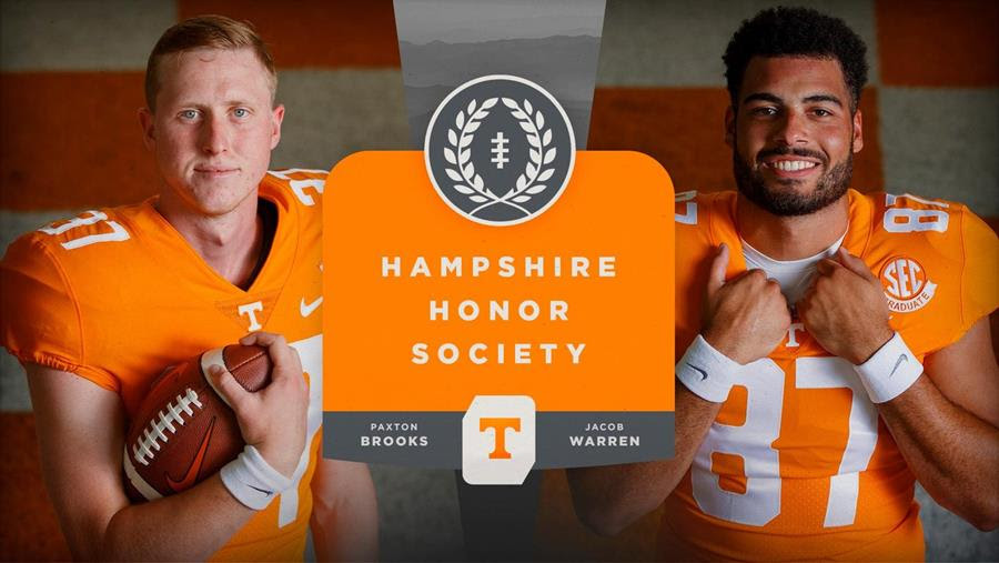 Paxton Brooks, Jacob Warren Named to NFF Hampshire Honor Society