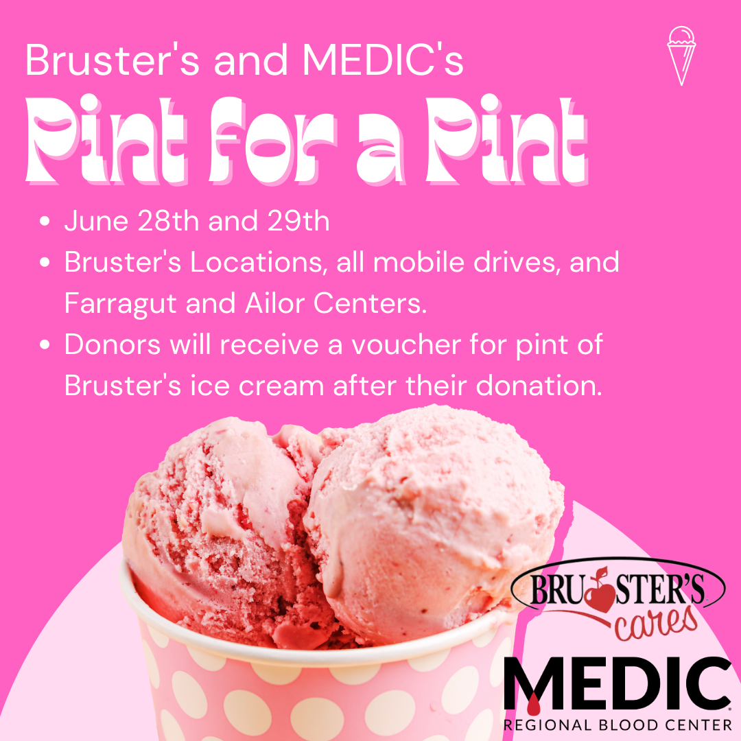 Medic and Bruster’s Teaming Up for Pint for a Pint