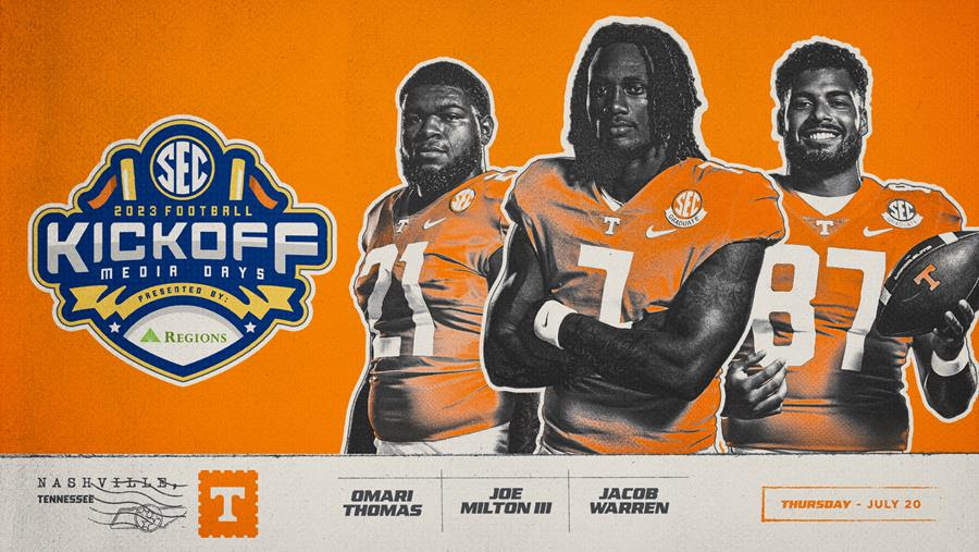 Vols Take Center Stage On Final Day of #SECMD23 In Music City