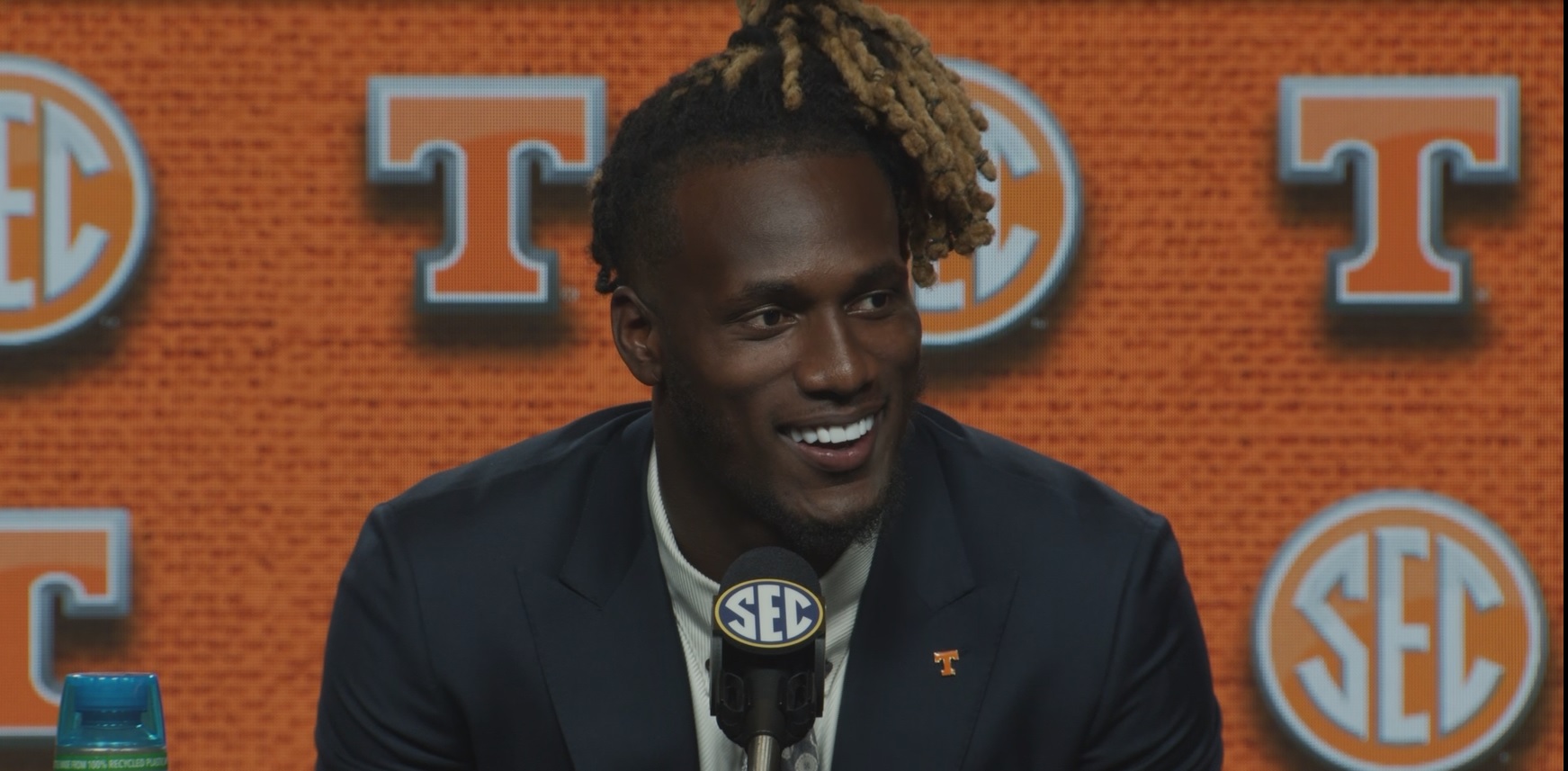 WATCH: Joe Milton III – Tennessee QB – Electronic Media Room at #SECMD23