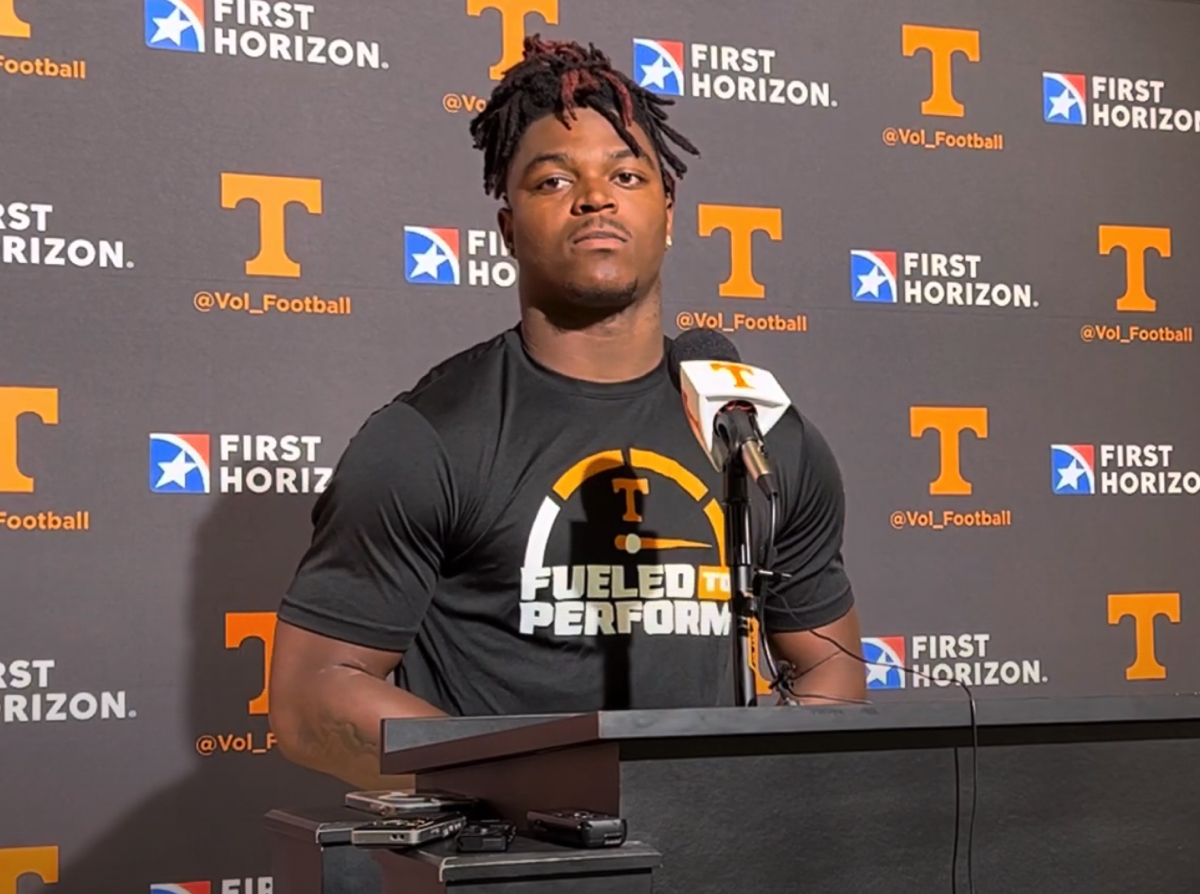 WATCH: Freshman RB Khalifa Keith after Fall Practice Day 1