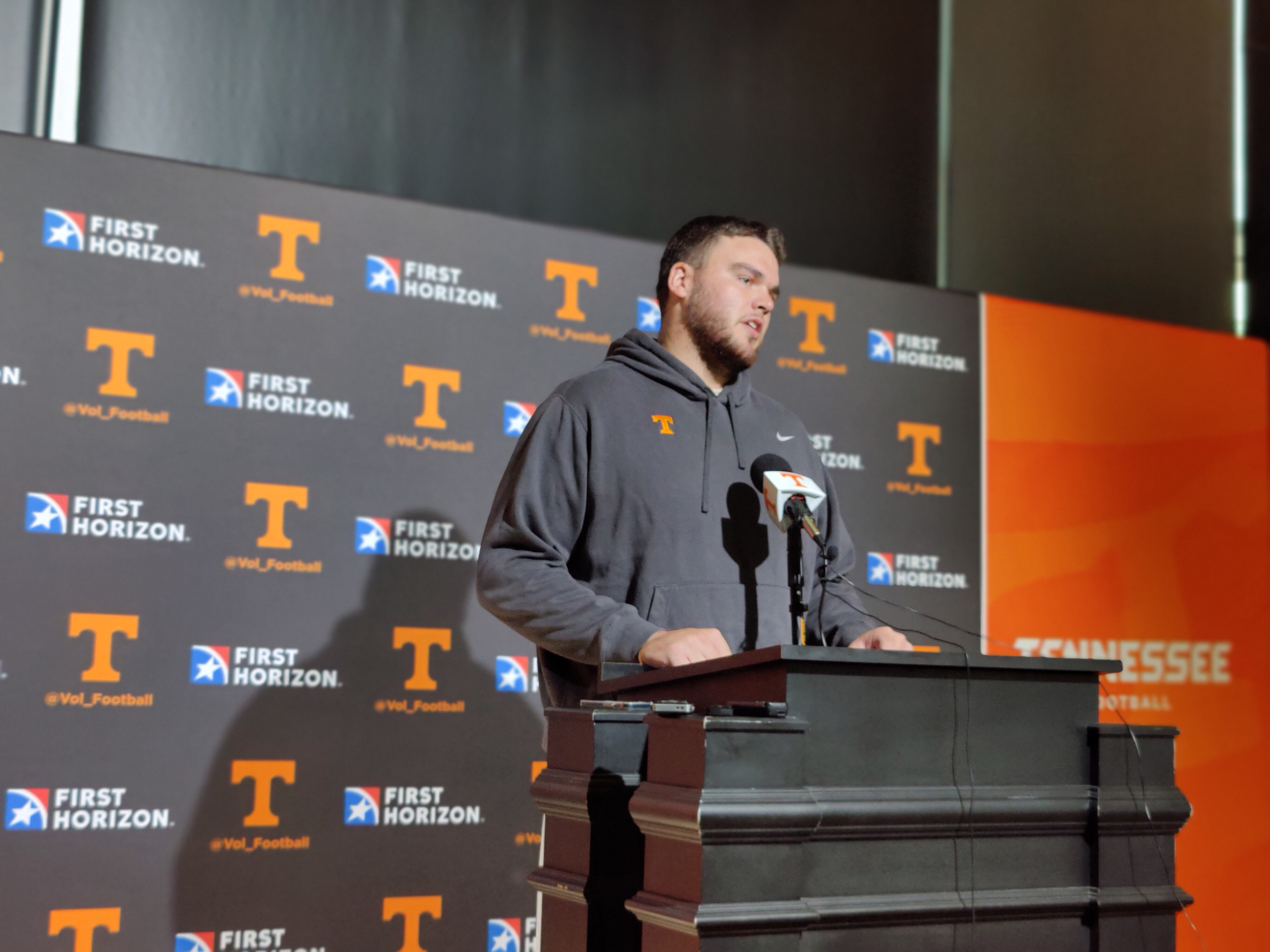 WATCH: Tennessee OL Dayne Davis spoke to the media following Day 5 of Fall Camp