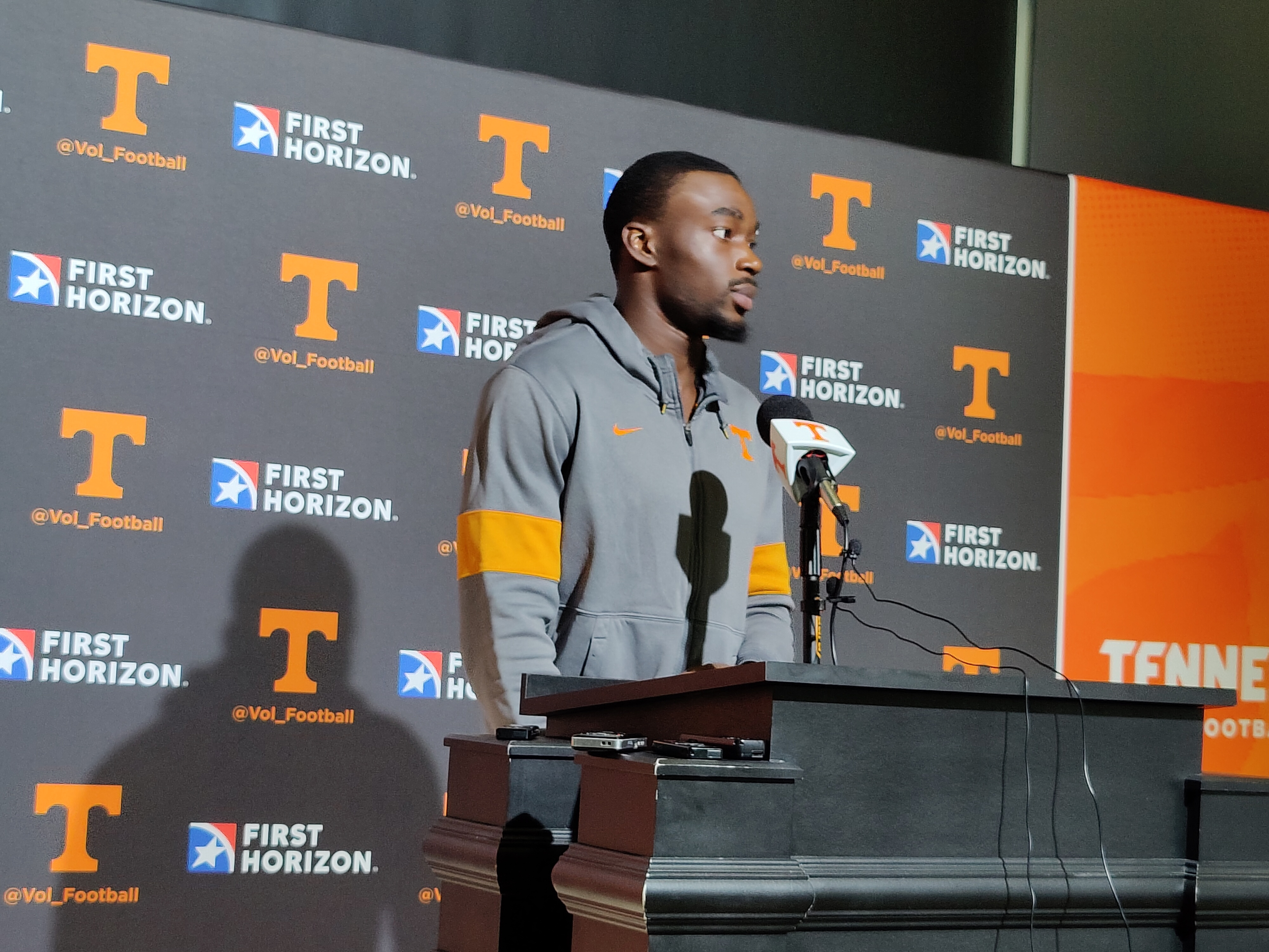 WATCH: Tennessee WR Ramel Keyton spoke to the media following Day 7 of Fall Camp