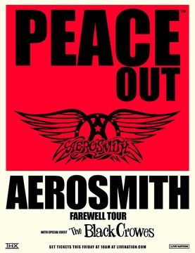 Aerosmith’s Final ‘PEACE OUT’ Tour Stop in Knoxville Postponed