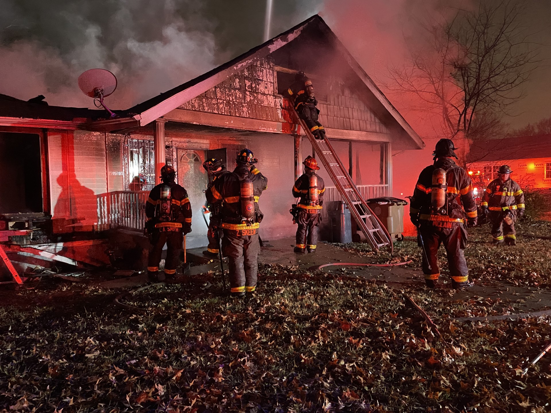 Knoxville Firefighters Battle Early Morning House Fire on McCalla Avenue