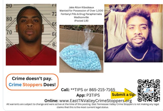 Crime Stoppers is Asking for Help to Find a Man Wanted out of Madisonville for Drug Possession