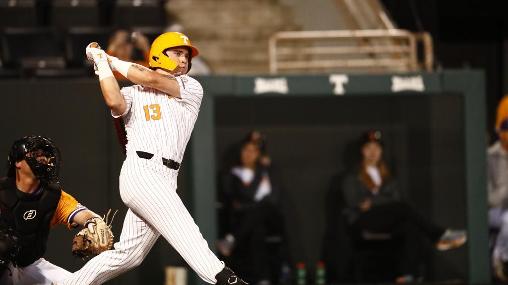 Chapman’s Five RBIs Lead #5 Vols to Run-Rule Win Over Tennessee Tech