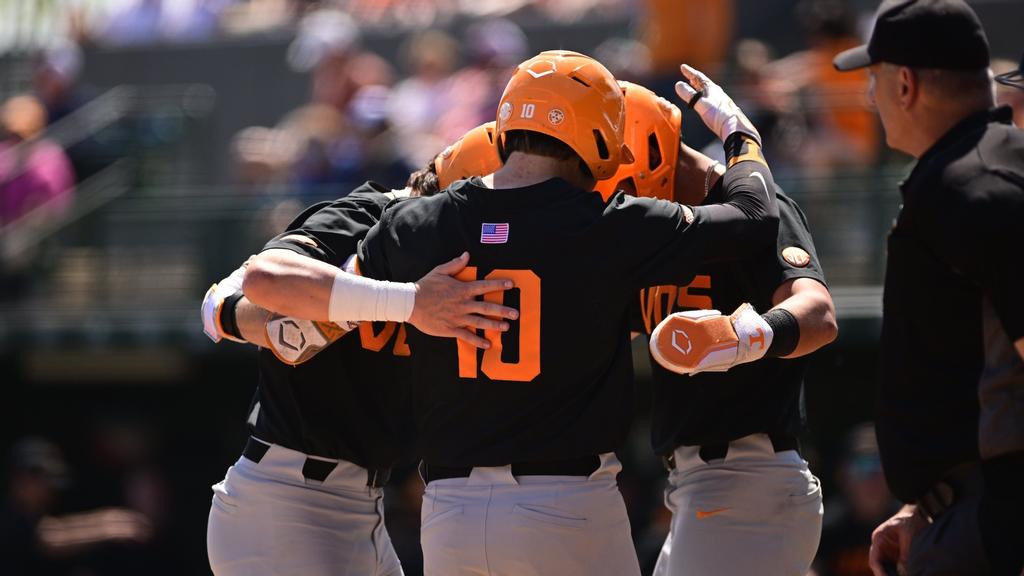 HOME RUN BARRAGE CONTINUES AS #4 VOLS RUN-RULE TIGERS TO WIN SERIES