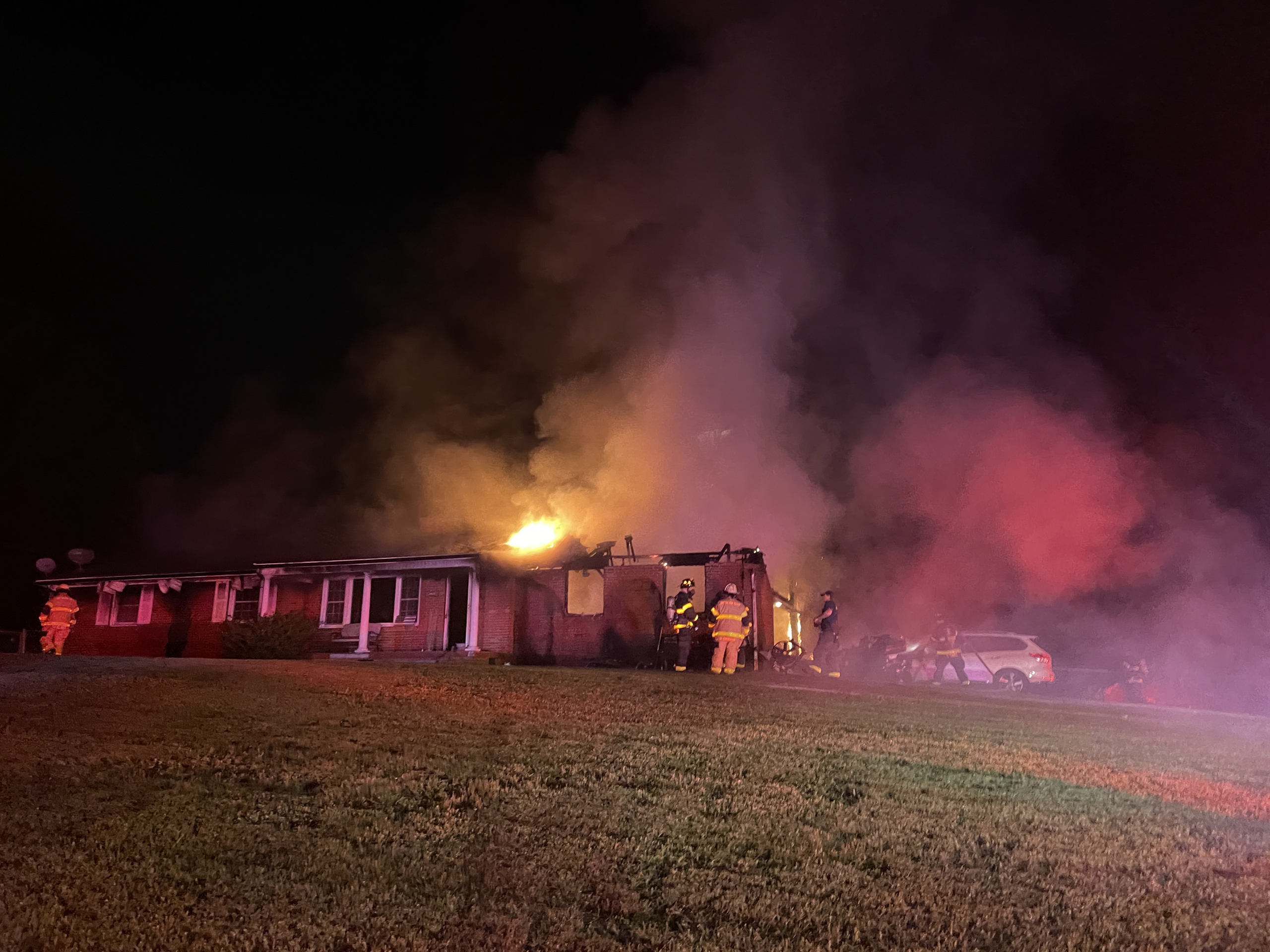 Knoxville Fire Department Crews Battle Northwest Knoxville House Fire with Injuries