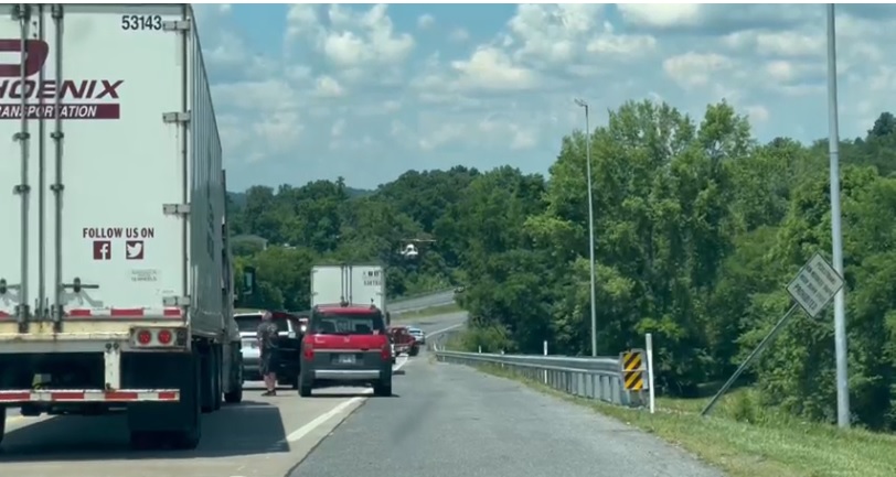 LifeStar Helicopter Lands on I-40 in Cocke County after Crash