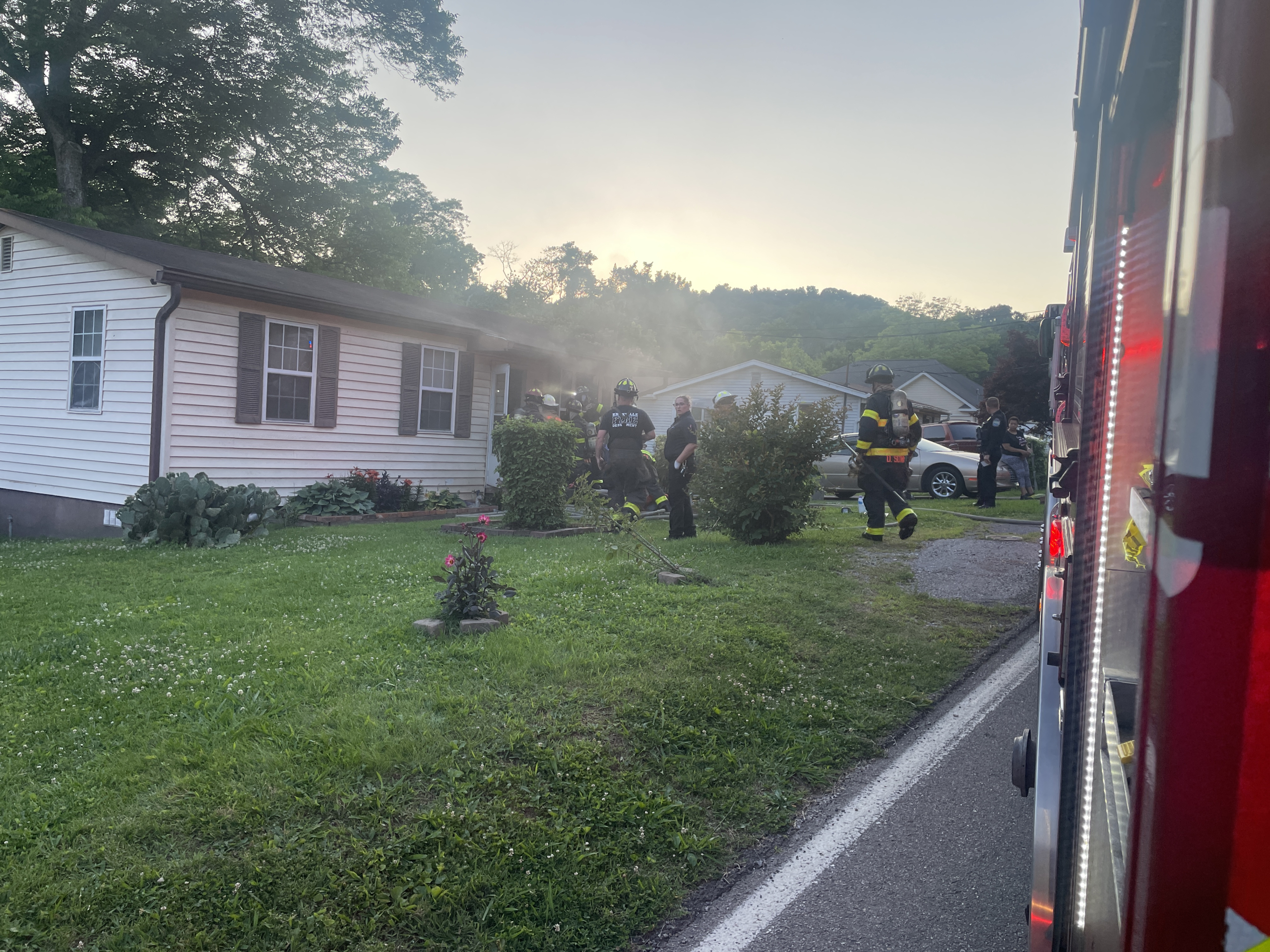 One Person is Taken to the Hospital, Investigation is Underway in Northeast Knoxville House Fire