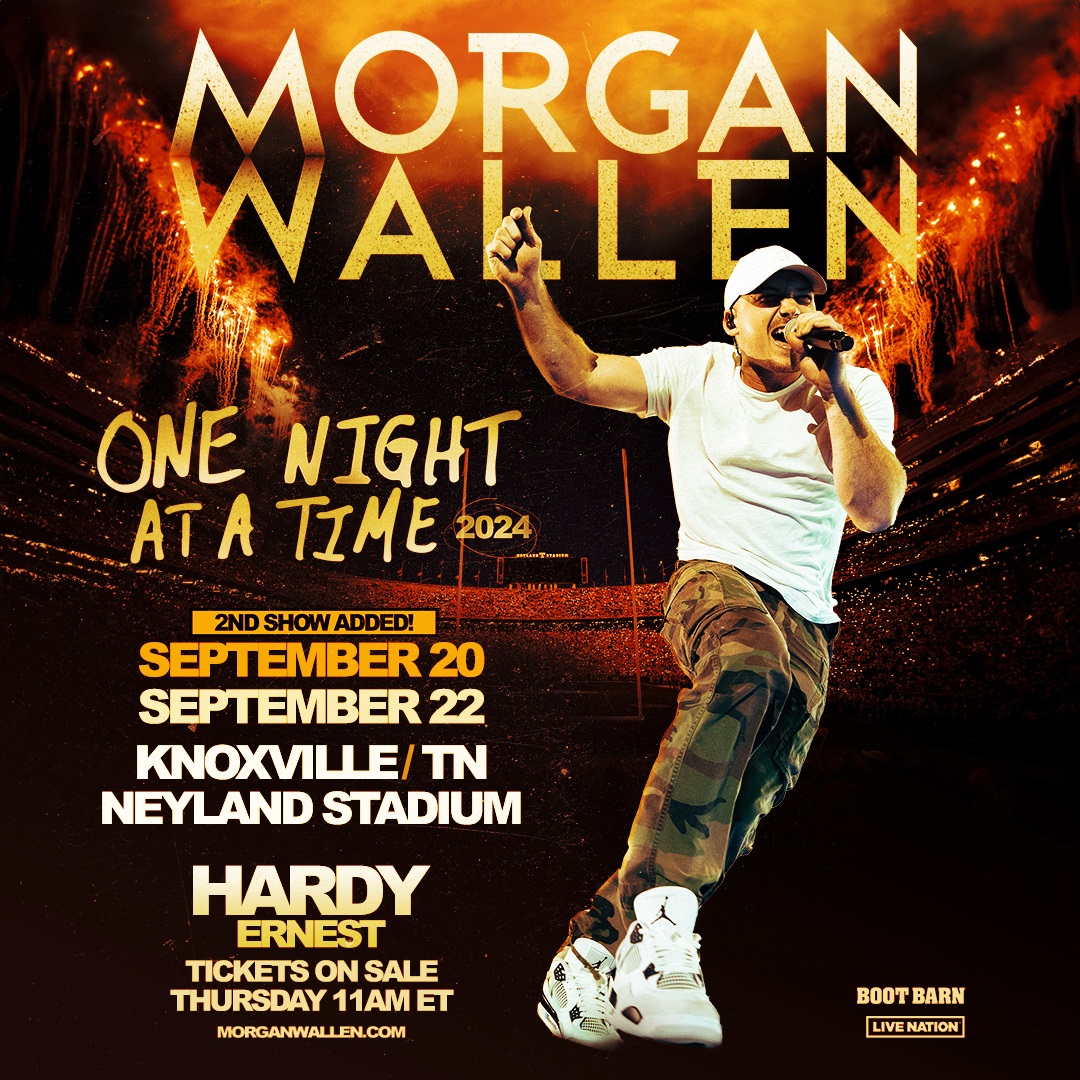 Wallen Adds Second Neyland Stadium Show WIVKFM