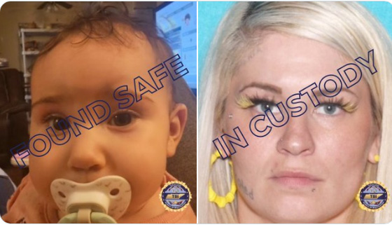 TBI Endangered Child Alert for Missing 11 Month-Old Out of Kingsport has Ended