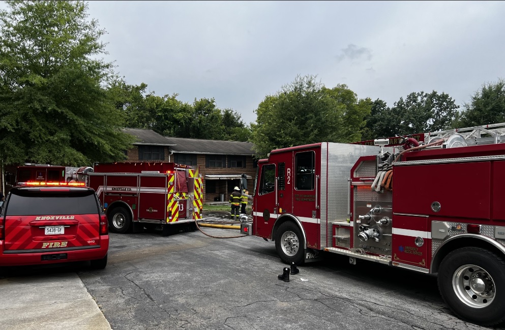 Knoxville Fire Department Responds to Apartment Fire on Daylily Drive