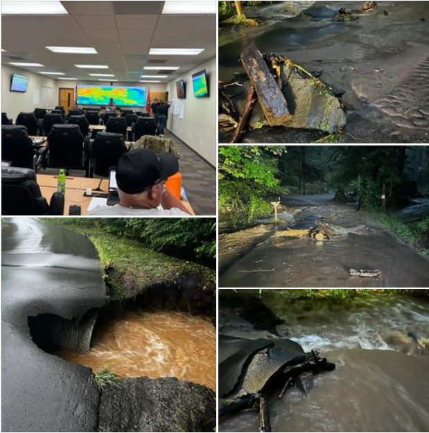 Flash Flooding in Sevier County Shuts Down Several Roads and Dollywood