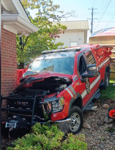 Tennessee Highway Patrol Investigating After Firefighter Passes Out and Crashes Truck and Boat into a Building