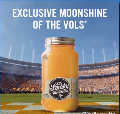 Ole Smoky Distillery Takes Title of Official Moonshine of Tennessee Athletics