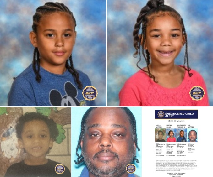 TBI Issues Endangered Child Alert for Three Knoxville Children