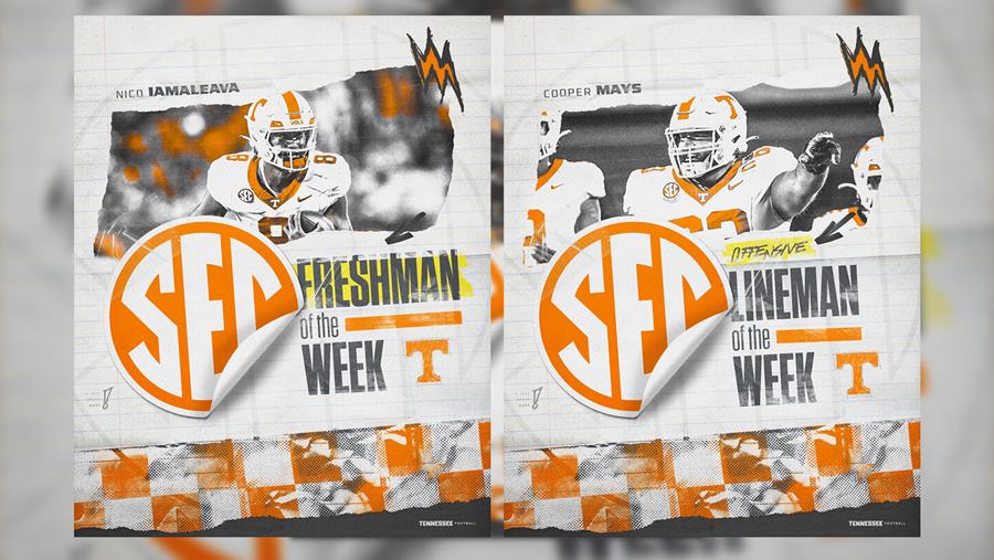 Nico Iamaleava, Cooper Mays Earn SEC Weekly Honors