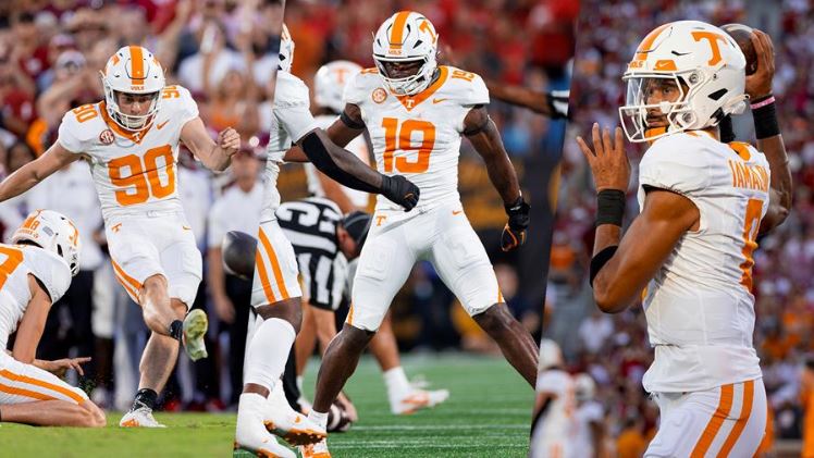 Three Vols Earn SEC Weekly Honors