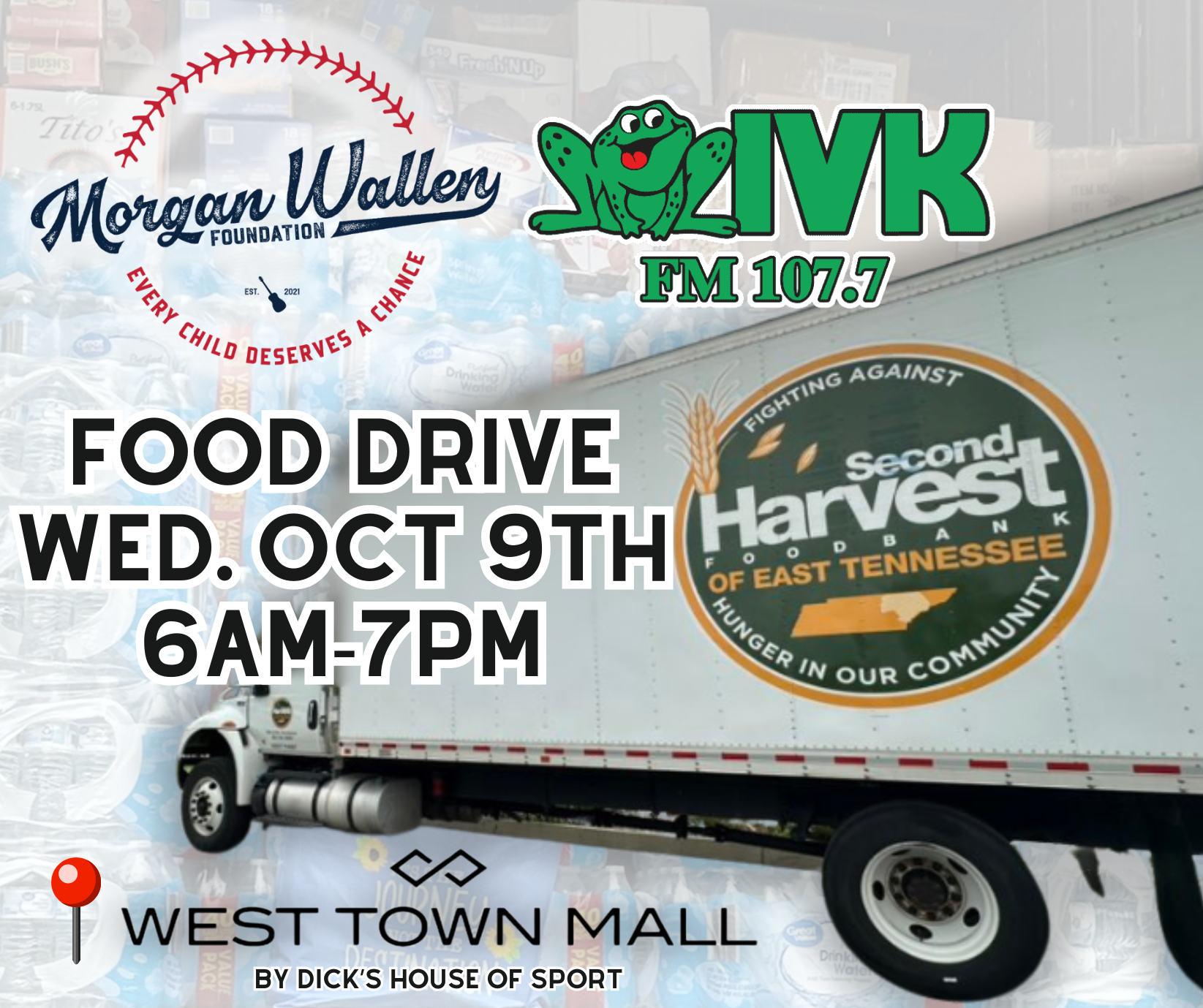 Morgan Wallen Foundation Food Drive for Helene Victims