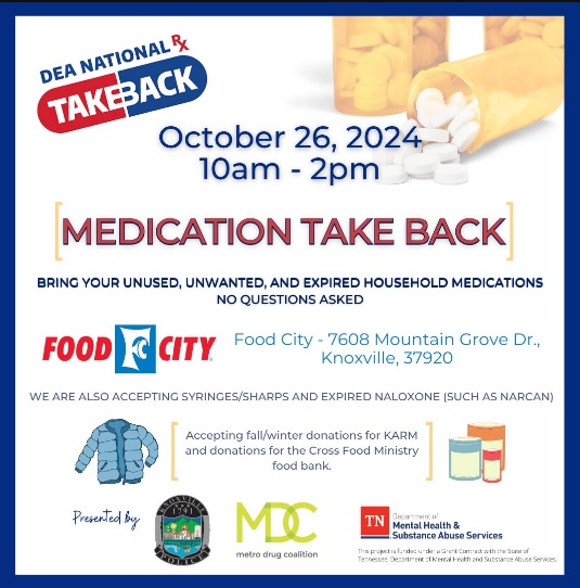 KPD, MDC Announce ‘Medication Take Back’ Event