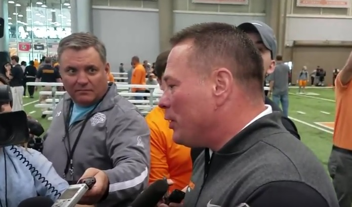 Video: Butch Jones interview at Pro Day