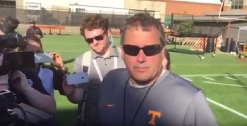 Video: Brady Hoke interview after spring practice 7