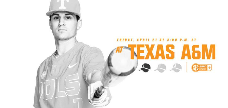 Baseball Weekend Preview: Vols visit #20 Texas A&M