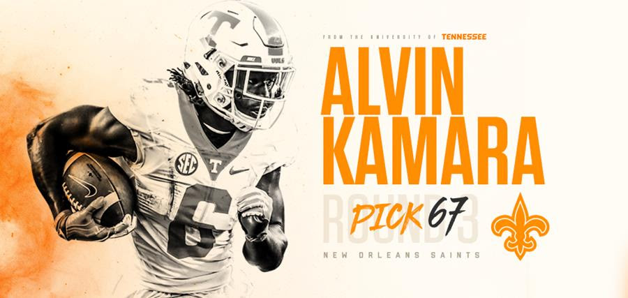 Saints Select Alvin Kamara At No. 67