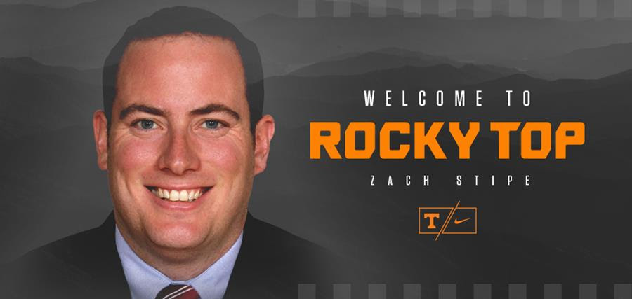 Zach Stipe Joins Vols as Director of Football Communications