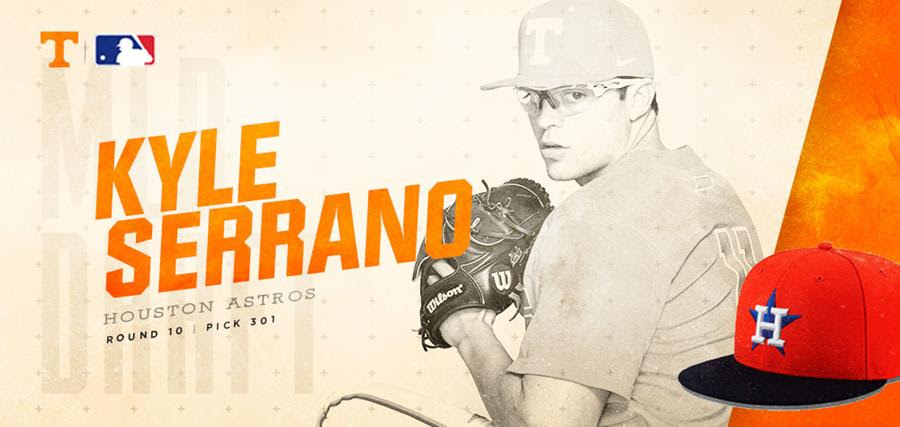 Kyle Serrano selected in 10th round of MLB Draft by Houston