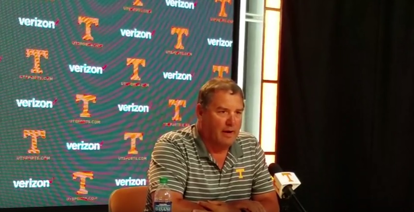 Video: Brady Hoke Tennessee DL coach