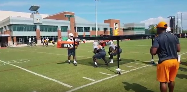 Video – Practice 7: Tennessee Running Backs